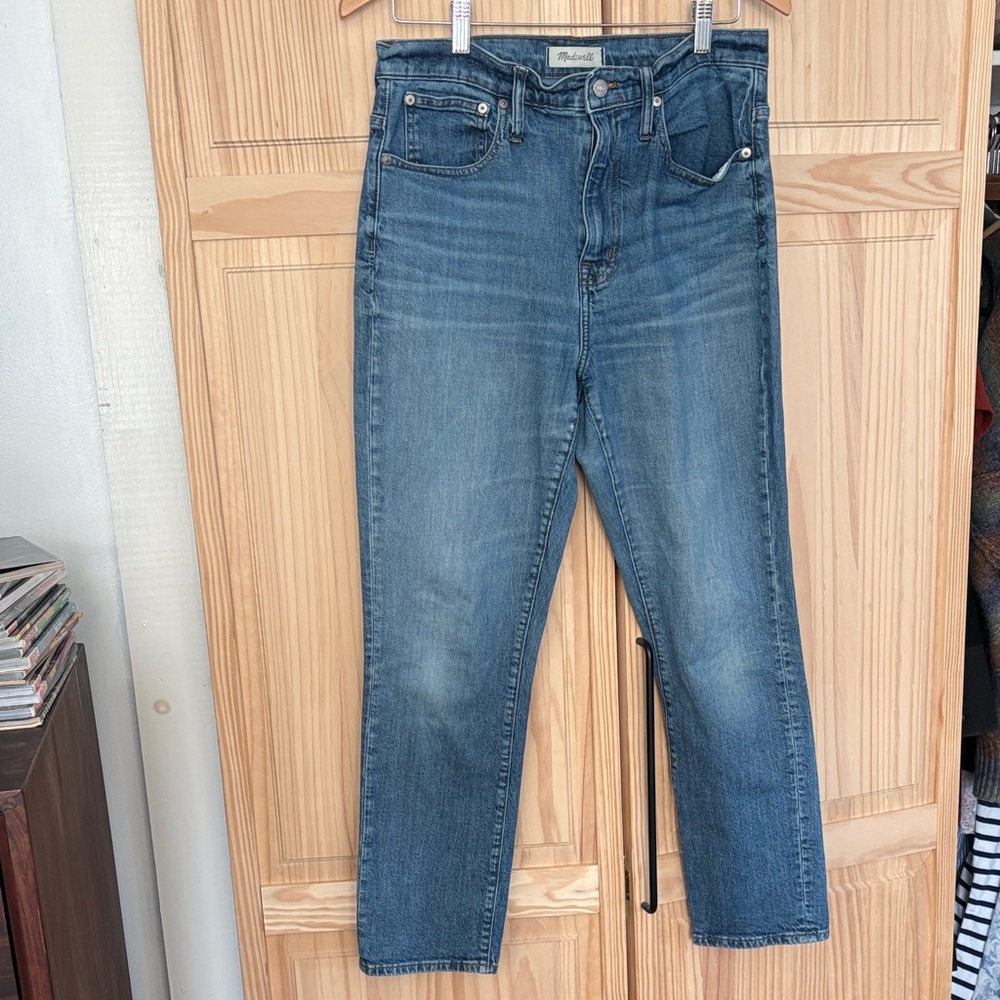 Madewell Women's Straight Leg Blue Jeans
